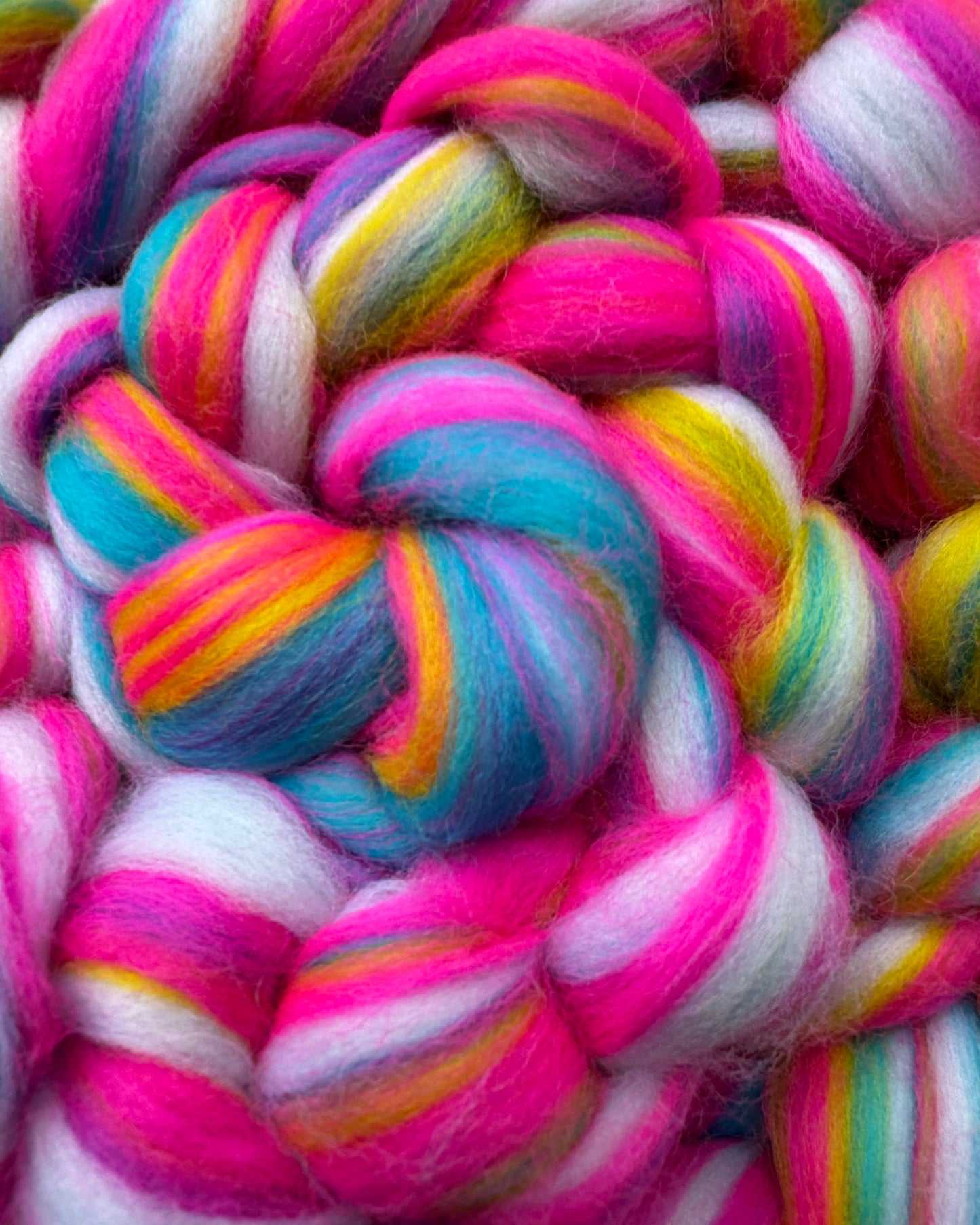 Electric Carnival 100% Merino Wool 4oz.