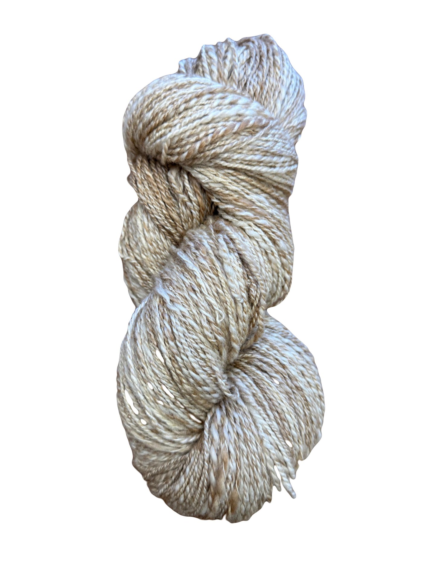 Handspun Yarn. Cashmere, Superfine Merino, and Silk. DK weight 558 yards