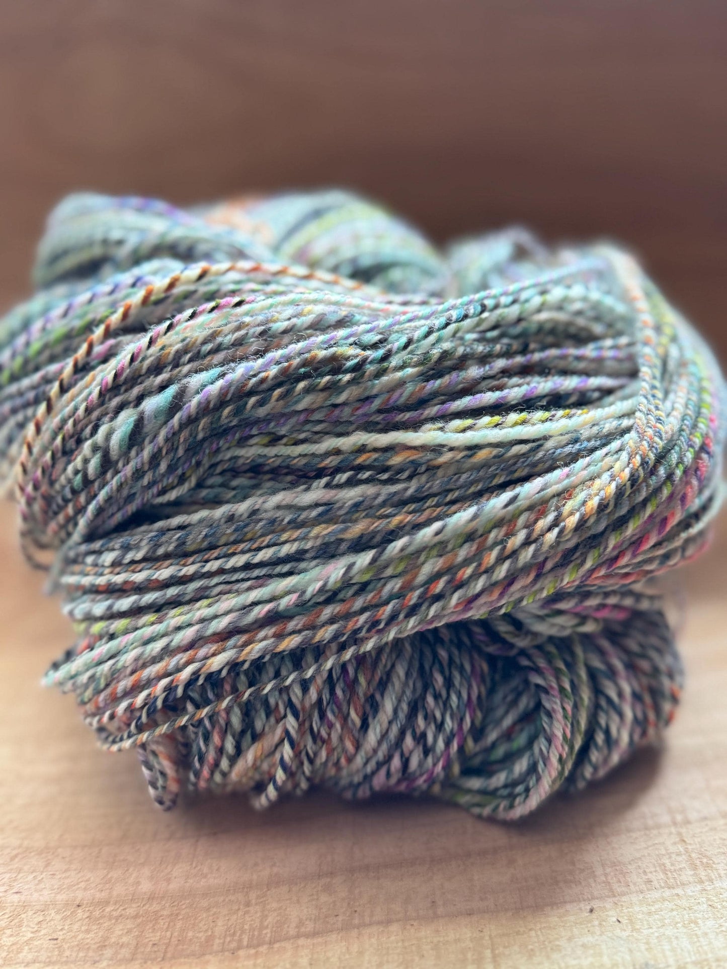 Handspun Yarn – Superwash Merino, 603 Yards, 3-Ply DK Weight – “Mistthorn”