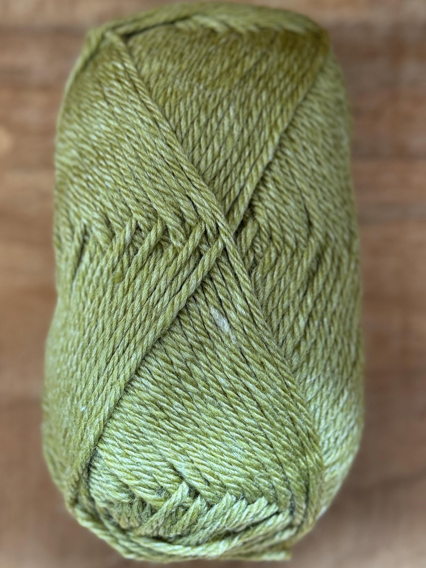 DK weight yarn. Merino Wool and Tussah Silk Blend. 50g. 120 yards. Lichenburst