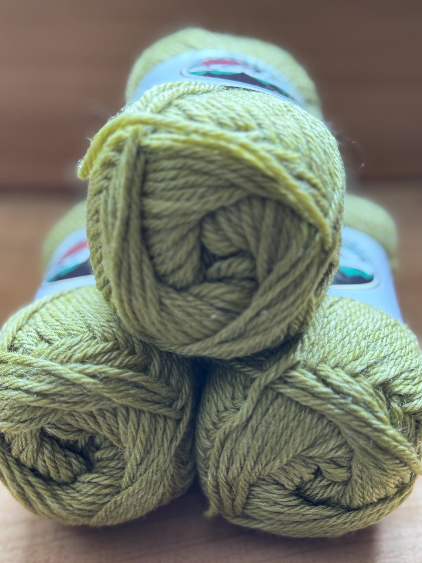 DK weight yarn. Merino Wool and Tussah Silk Blend. 50g. 120 yards. Lichenburst