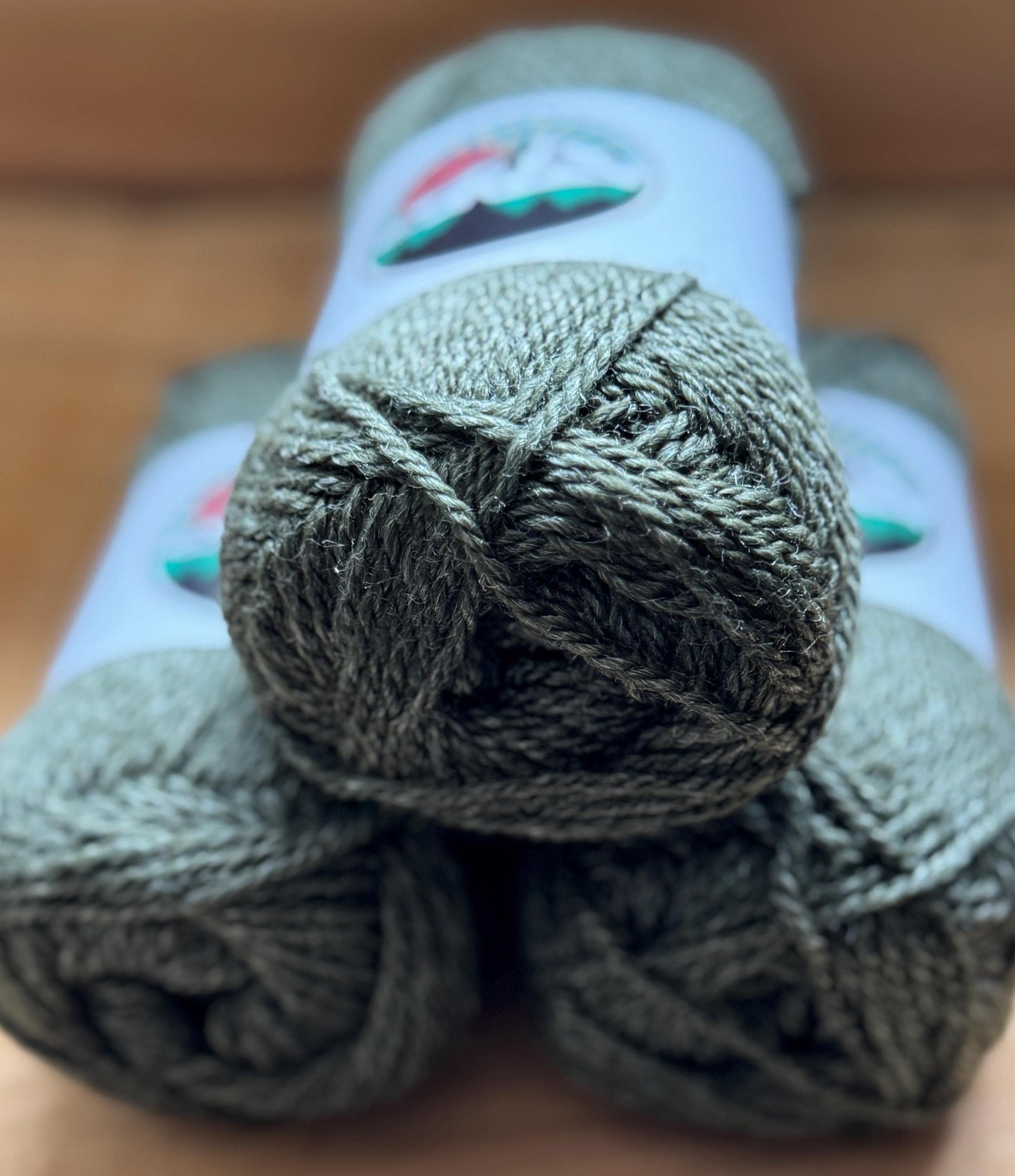 DK weight yarn. 10 pack bundle. 1200 yards. Merino Wool Tussah Silk. Witchhazel