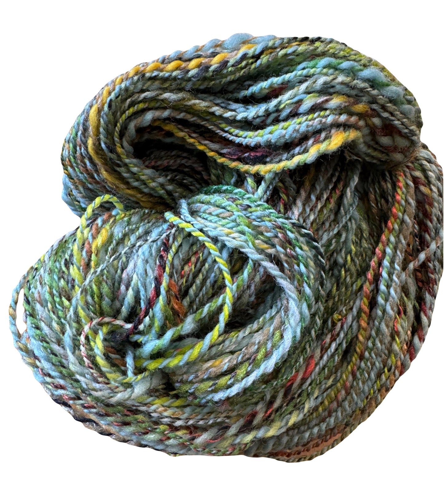 Handspun Yarn. Hand dyed. Luxury Wools. DK Weight. 2ply. 360yards