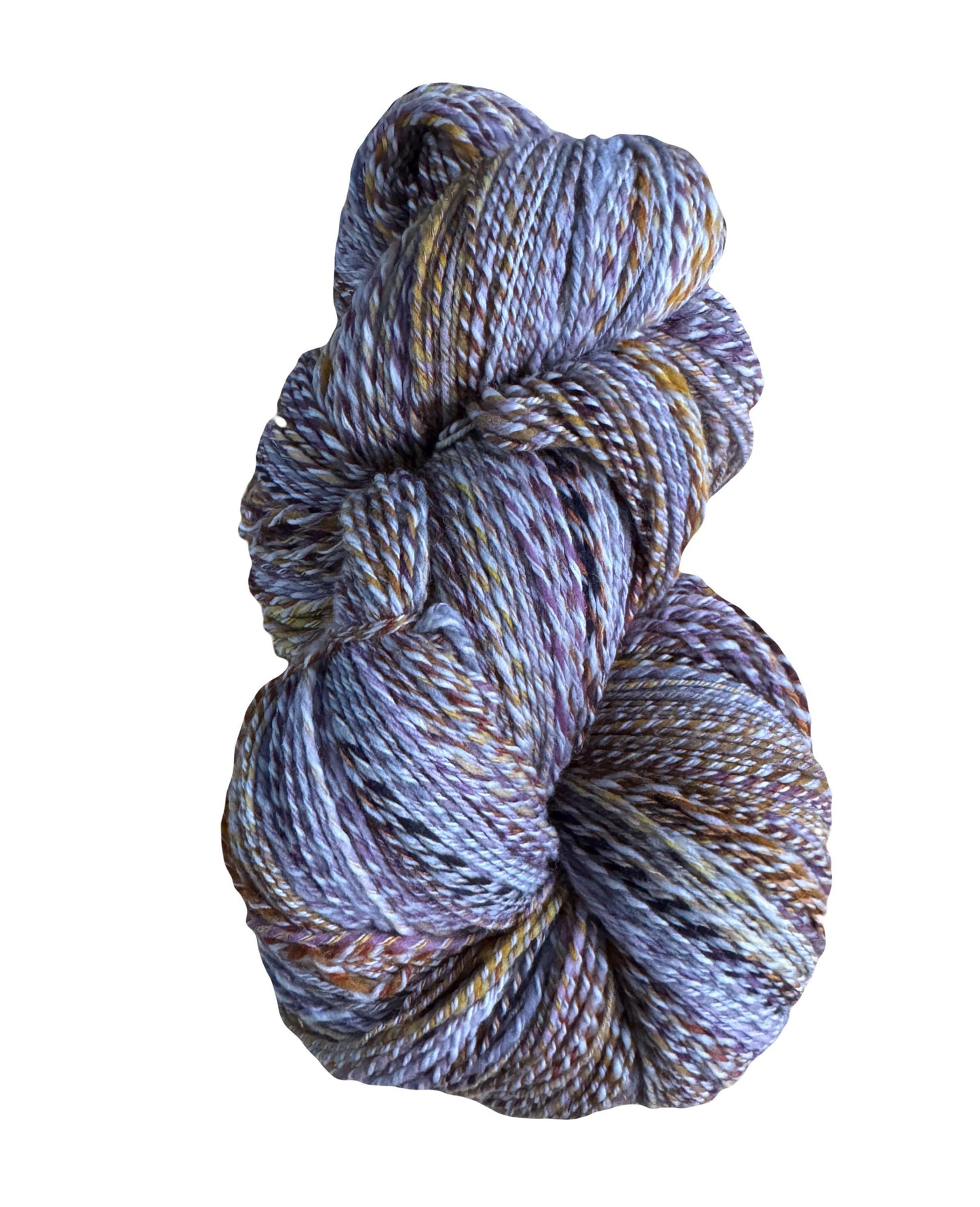Handspun Yarn. Hand dyed. Luxury Wool and Cashmere blend. Sport Weight. 3ply 804 yards