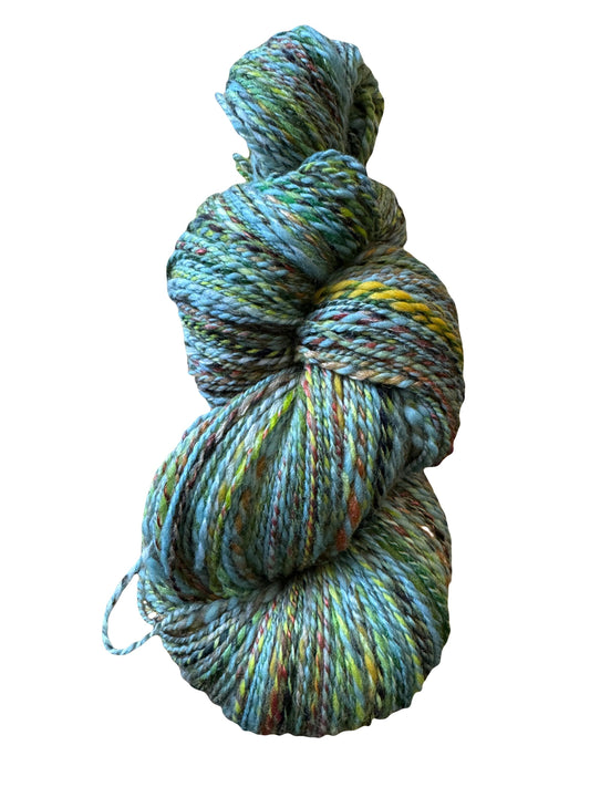 Handspun Yarn. Hand dyed. Luxury Wools. DK Weight. 2ply. 360yards