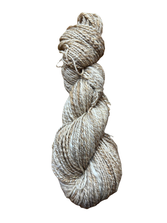 Handspun Yarn. Cashmere, Superfine Merino, and Silk. Sport weight 180yards