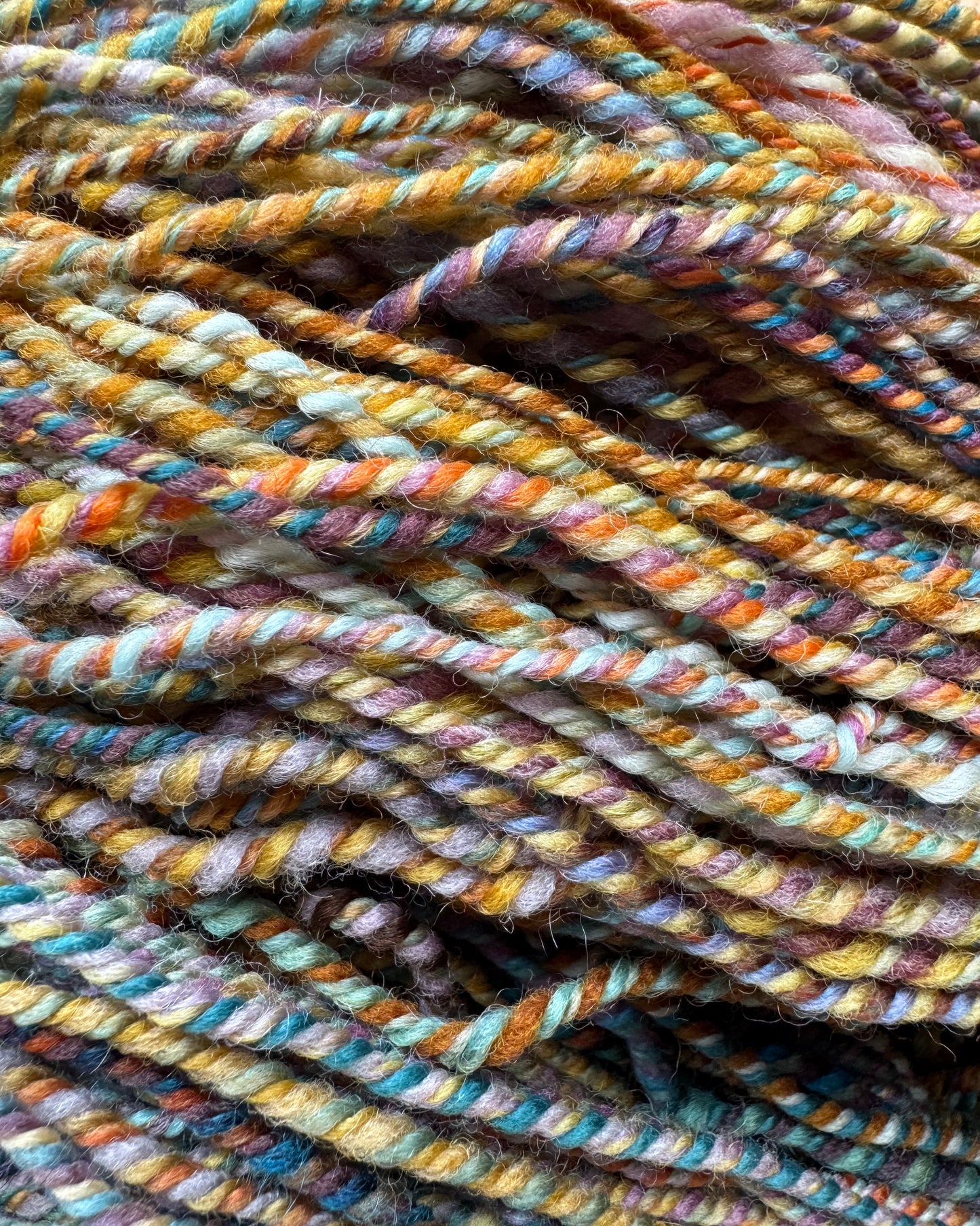 Woodland Mirage – Handspun Merino/Rambouillet/Falkland – DK Weight – 900 yds / 14 WPI