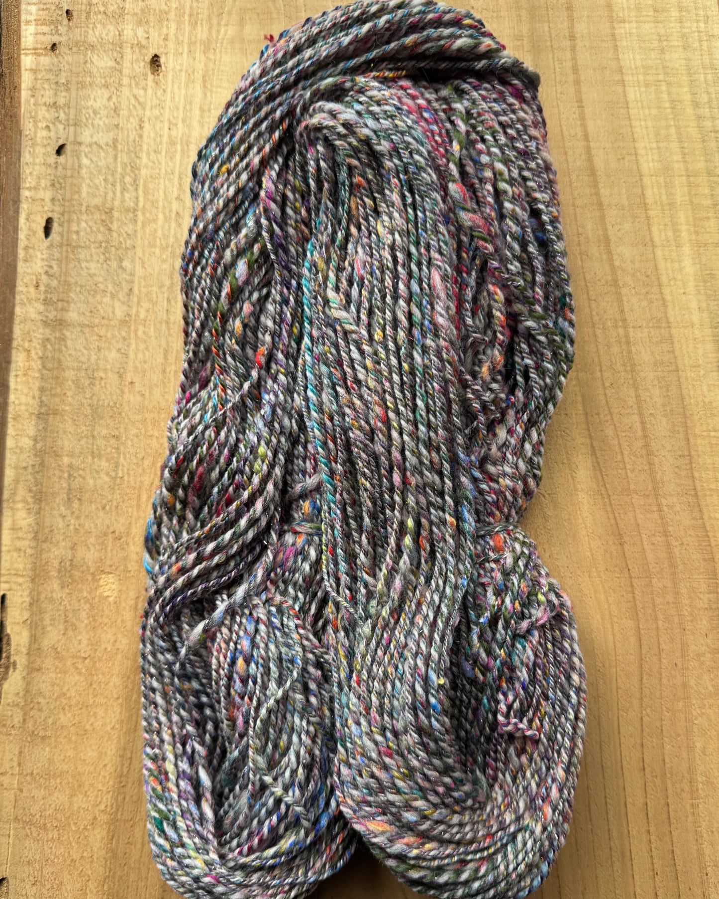 Starlit Confetti – Handspun Luxury Blend – DK/Light Worsted – 200 yds / 12 WPI