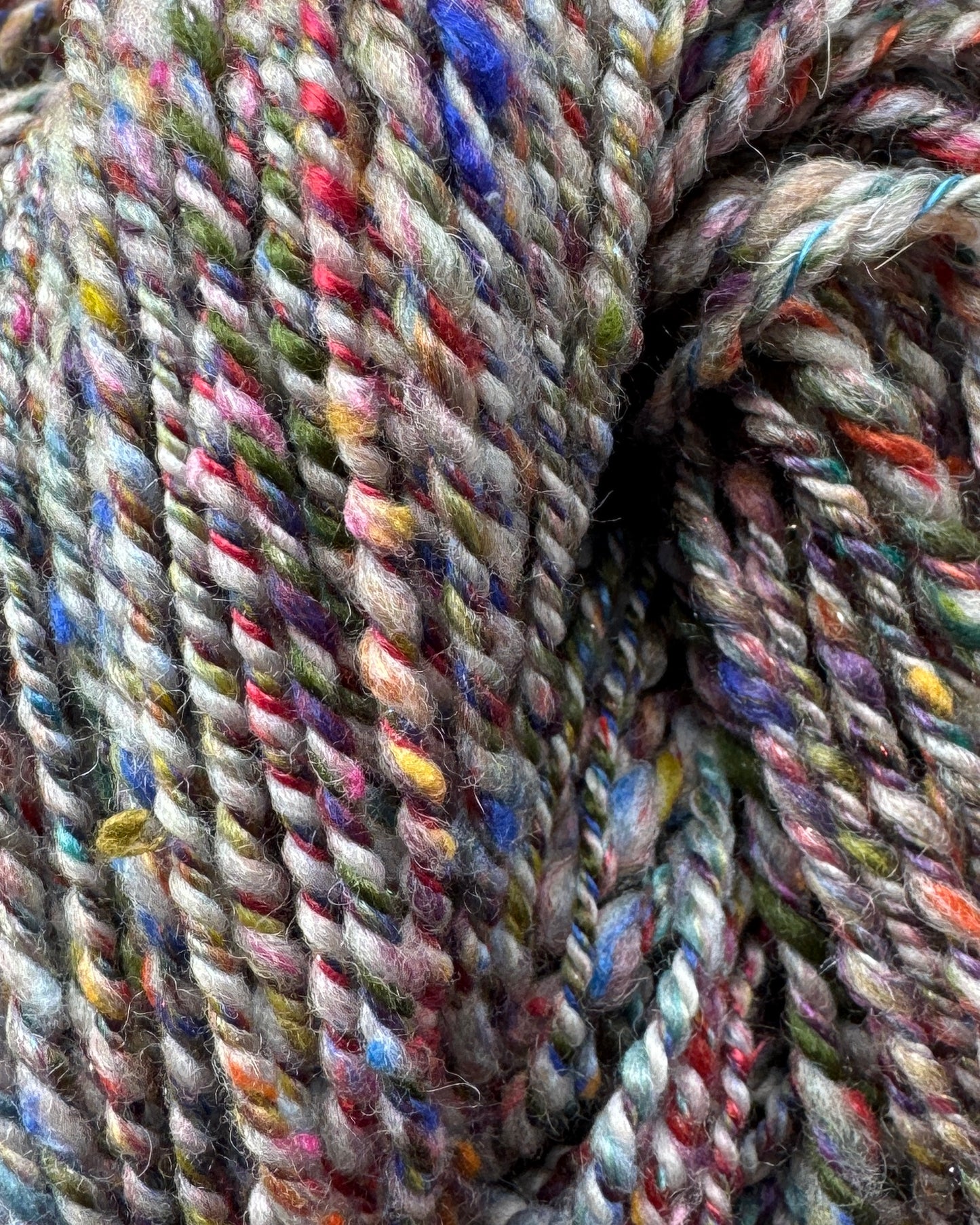 Starlit Confetti – Handspun Luxury Blend – DK/Light Worsted – 200 yds / 12 WPI