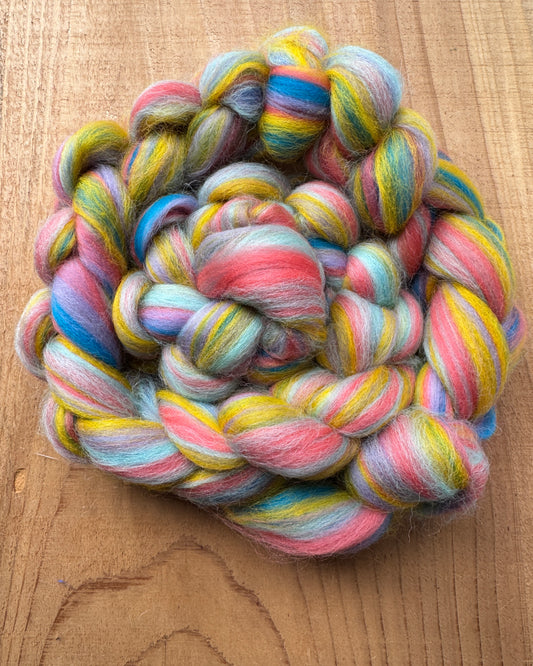 Carnival Dust – 100% Merino Wool Roving (4 oz)