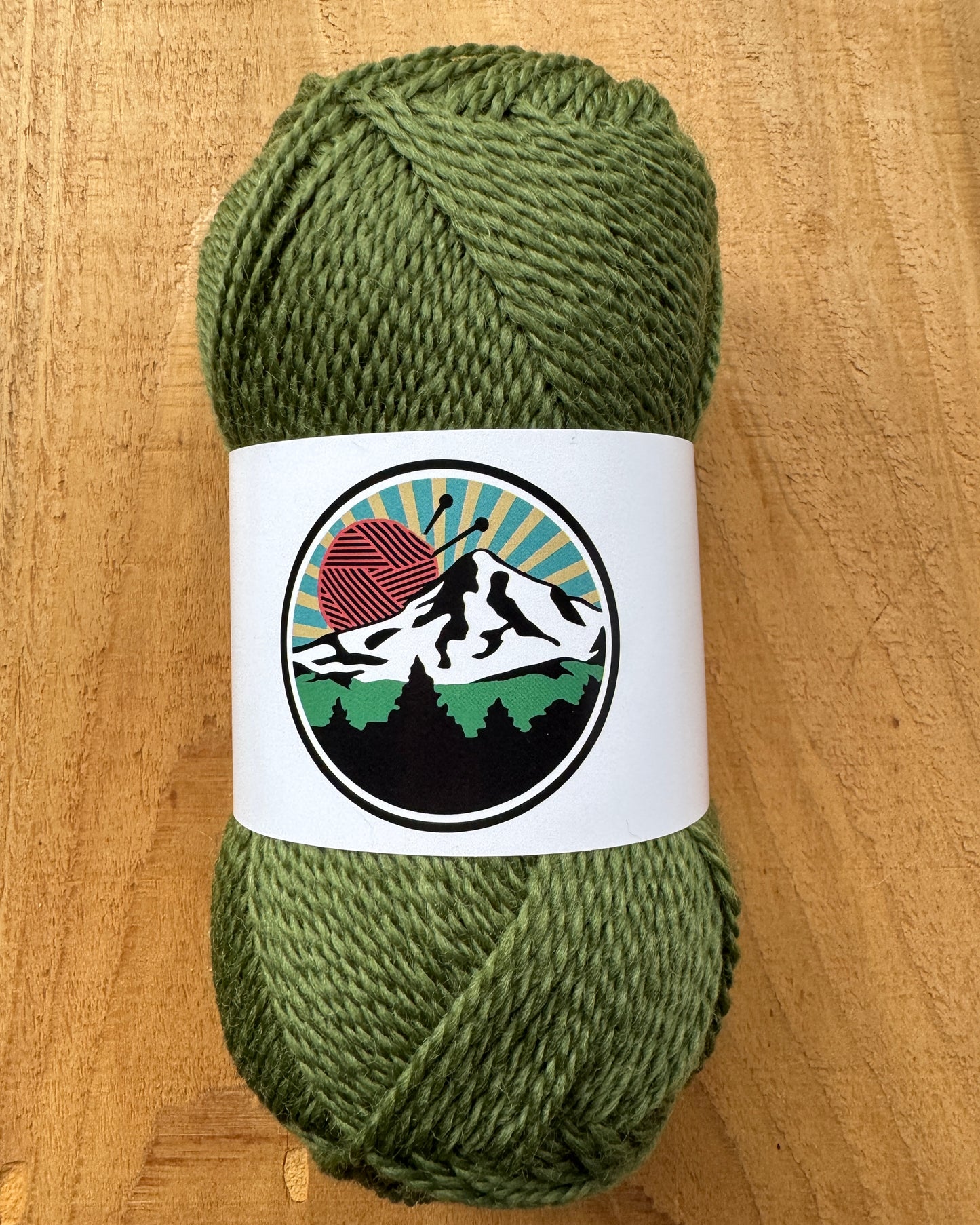 🧶 Evergreen Merino – Fingering Weight Yarn – 191 Yards (50g)