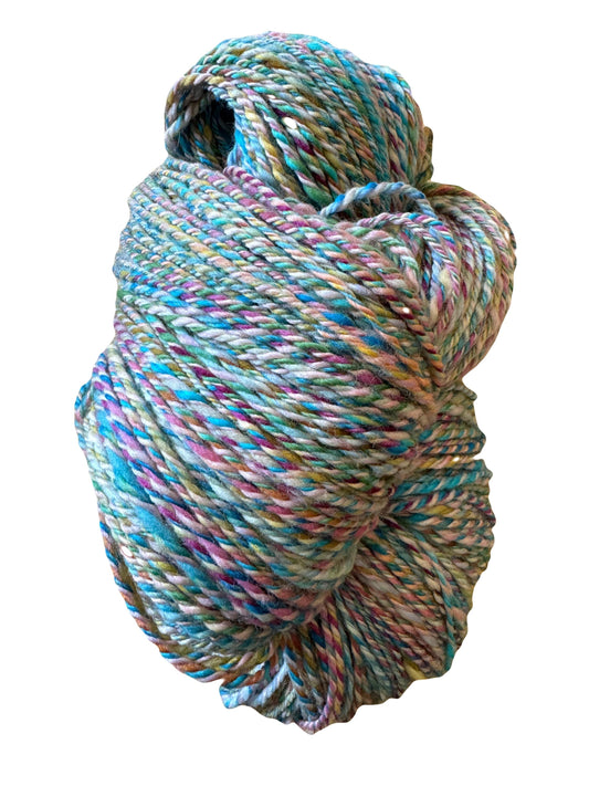 Handspun Yarn. Hand dyed. Luxury Wools. DK Weight. 3ply. 711yards