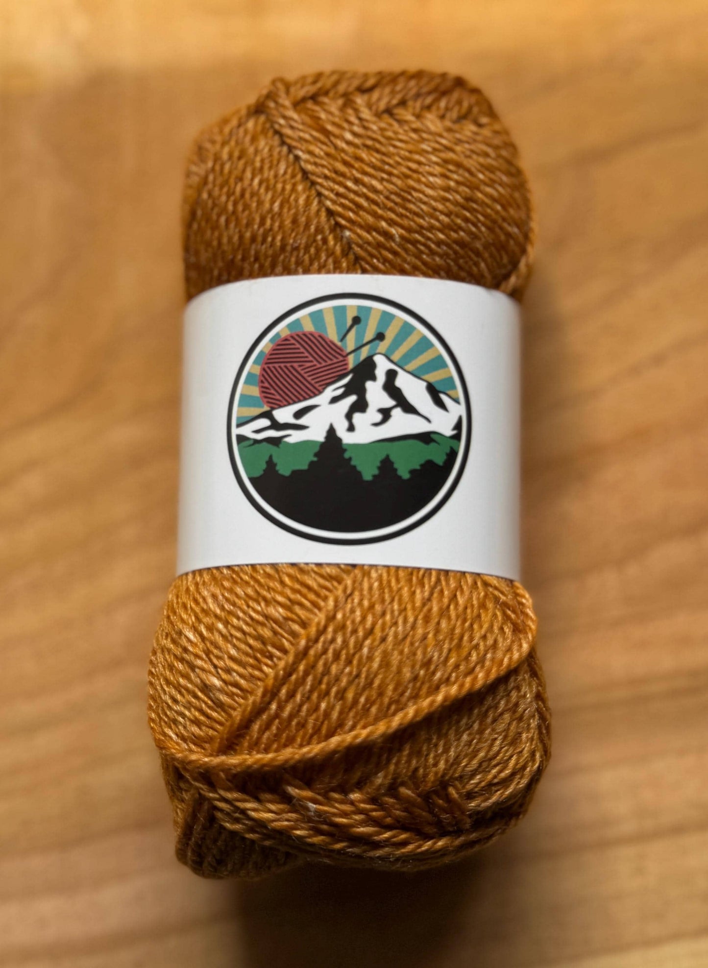DK weight yarn. Merino Wool and Tussah Silk Blend. 50g. 120 yards. Amberwood
