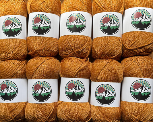 DK weight yarn. 10 pack bundle. 1200 yards. Merino Wool Tussah Silk. Amberwood