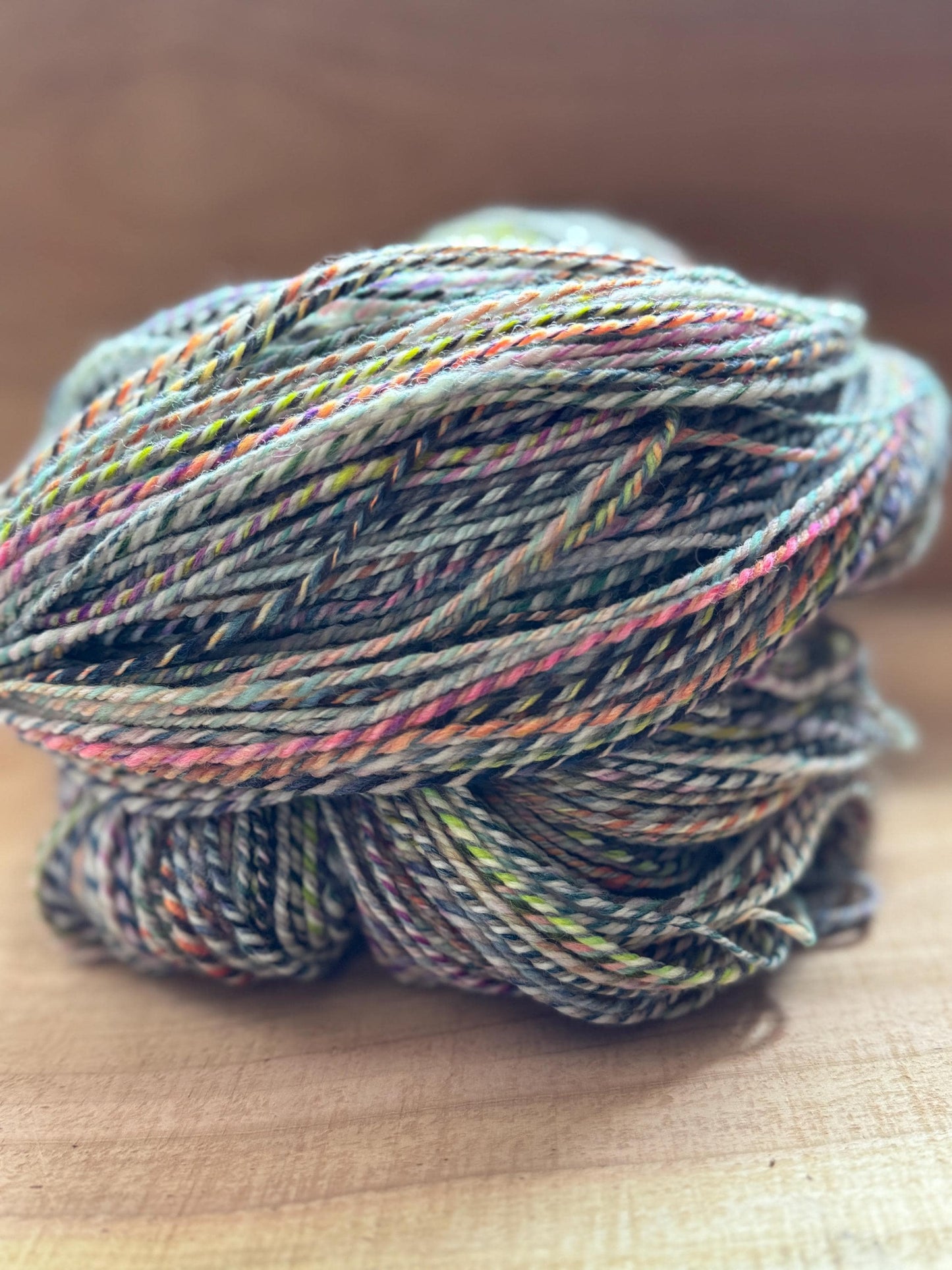Handspun Yarn – Superwash Merino, 603 Yards, 3-Ply DK Weight – “Mistthorn”