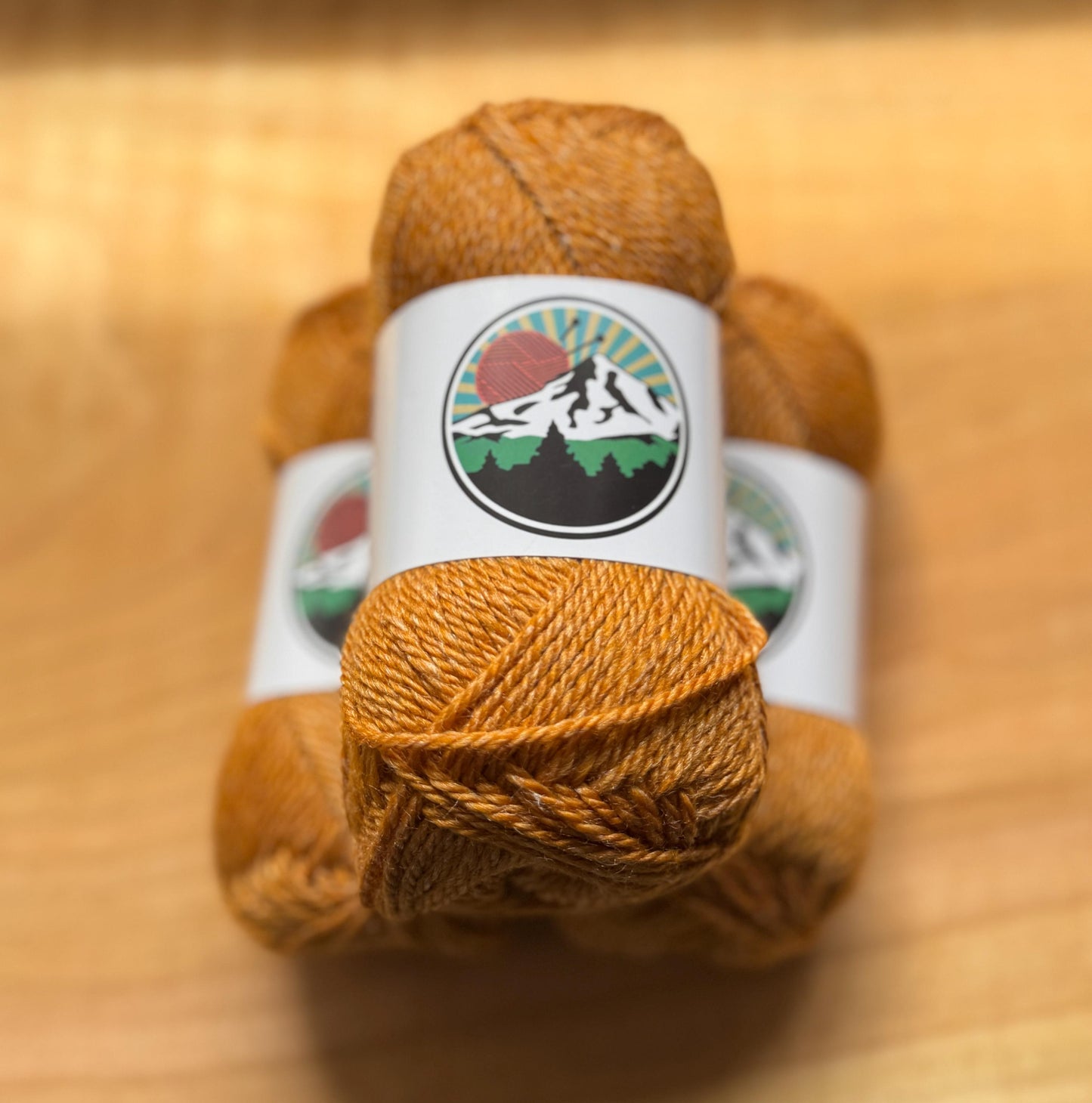 DK weight yarn. Merino Wool and Tussah Silk Blend. 50g. 120 yards. Amberwood