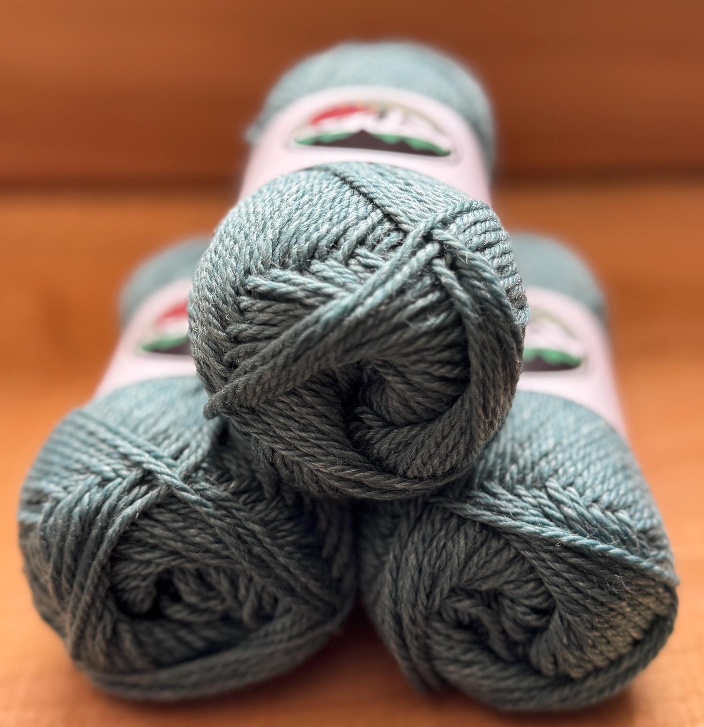 DK weight yarn. 10 pack bundle. 1200 yards. Merino Wool Tussah Silk. Stillwater