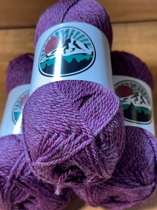DK weight yarn. Merino Wool and Tussah Silk Blend. 50g. 120 yards. Shadoworchid